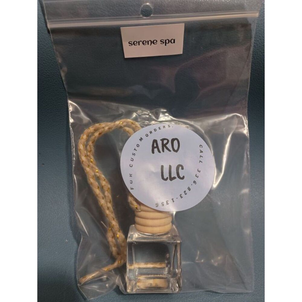 "Serene Spa" Hanging Car Diffuser- 8 ml